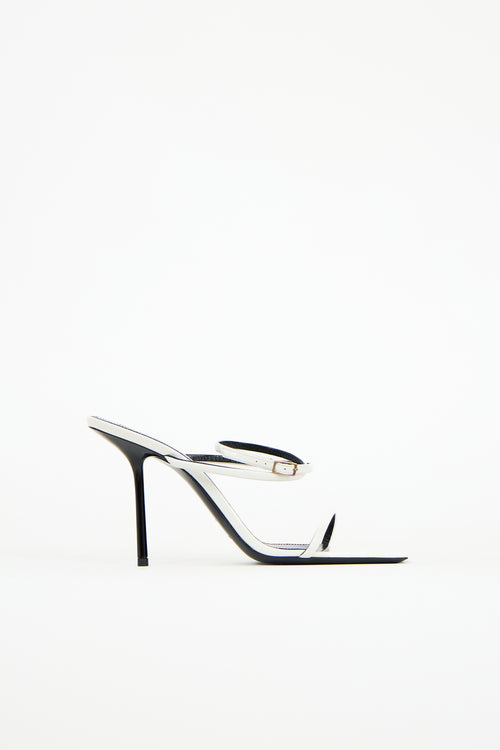 Saint Laurent Patent Leather Nuit Sandal