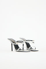 Saint Laurent Patent Leather Nuit Sandal