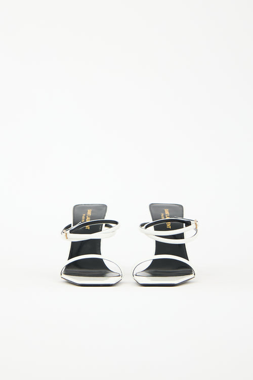 Saint Laurent Patent Leather Nuit Sandal