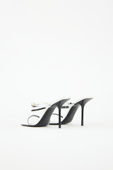 Saint Laurent Patent Leather Nuit Sandal