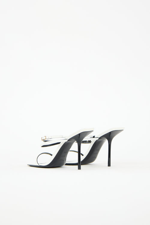 Saint Laurent Patent Leather Nuit Sandal