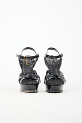 Saint Laurent Patent Tribute Sandal