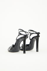 Saint Laurent Patent Amy Bow Heel