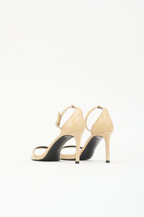 Saint Laurent Patent Jane Sandal