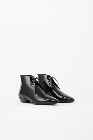 Saint Laurent Patent Jonas Boot