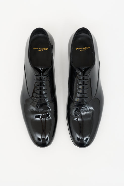 Saint Laurent Patent Lace Up Oxford
