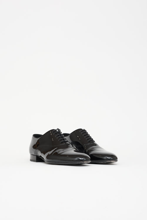 Saint Laurent Patent Lace Up Oxford