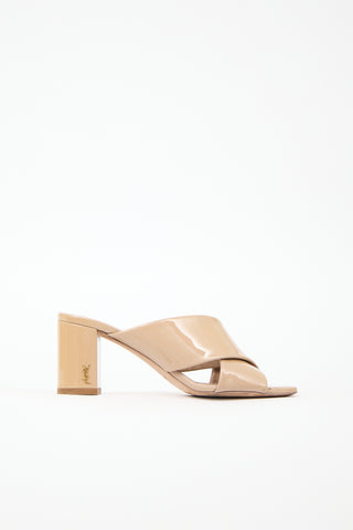 Saint Laurent Patent Loulou Sandal