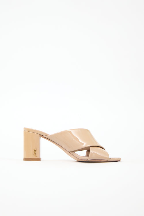 Saint Laurent Patent Loulou Sandal