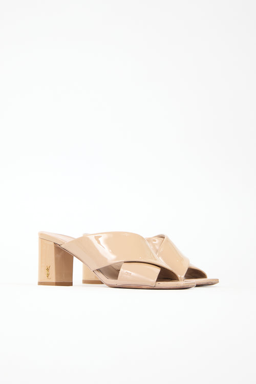 Saint Laurent Patent Loulou Sandal