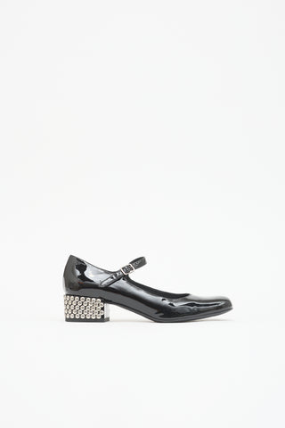 Saint Laurent Patent Mary Jane Heel