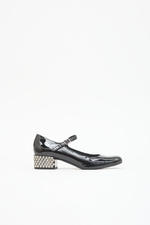 Saint Laurent Patent Mary Jane Heel