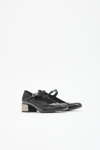 Saint Laurent Patent Mary Jane Heel