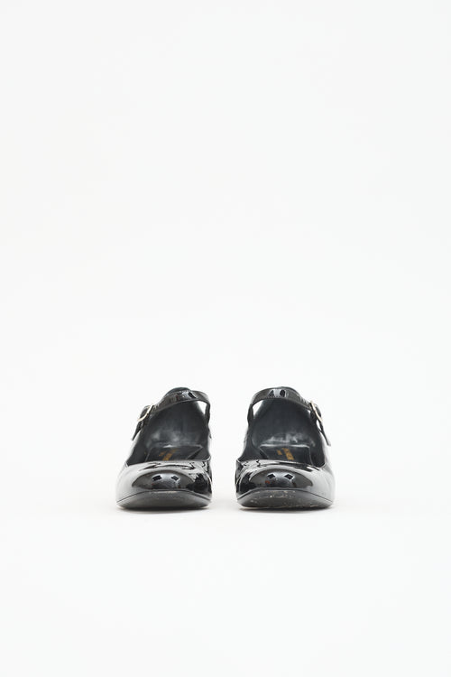 Saint Laurent Patent Mary Jane Heel