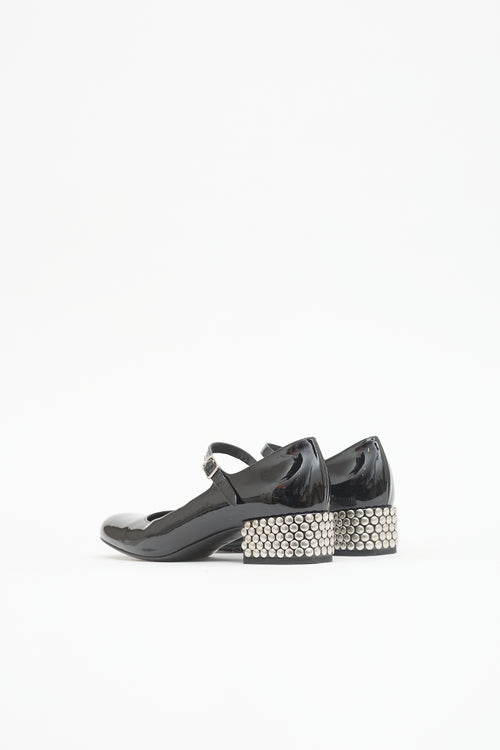 Saint Laurent Patent Mary Jane Heel
