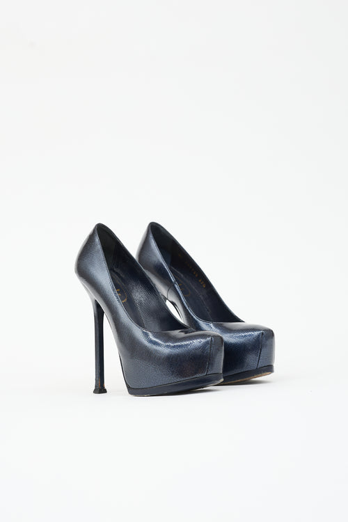 Saint Laurent Patent Tribtoo Platform Pump