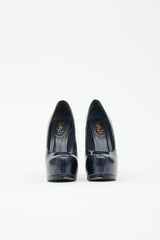Saint Laurent Patent Tribtoo Platform Pump