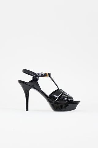 Saint Laurent Patent Tribute Sandal