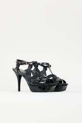 Saint Laurent Patent Tribute Sandal