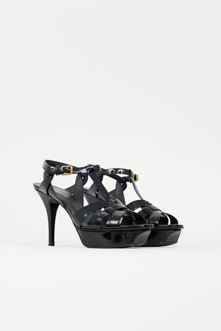 Saint Laurent Patent Tribute Sandal