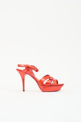 Saint Laurent Leather Tribute Sandal
