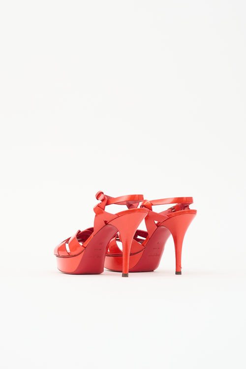 Saint Laurent Leather Tribute Sandal