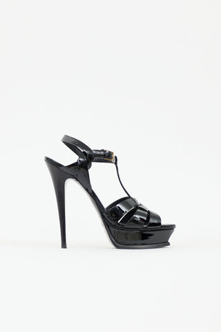 Saint Laurent Patent Tribute Sandal