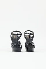 Saint Laurent Patent Tribute Sandal