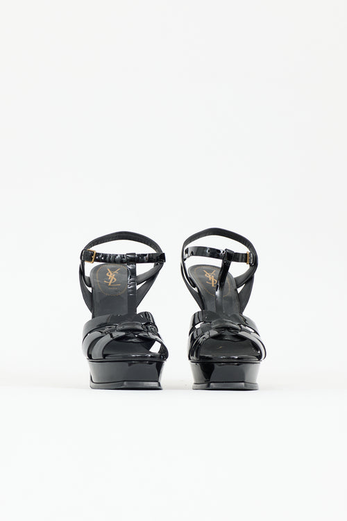 Saint Laurent Patent Tribute Sandal