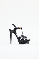 Saint Laurent Patent Tribute Sandal
