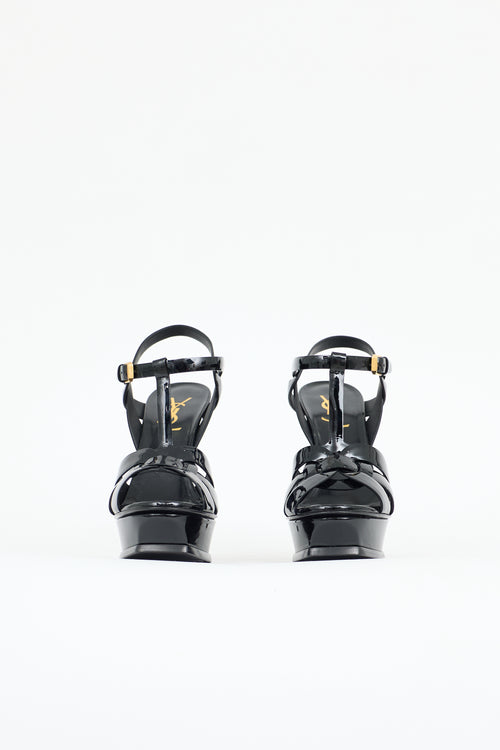 Saint Laurent Patent Tribute Sandal