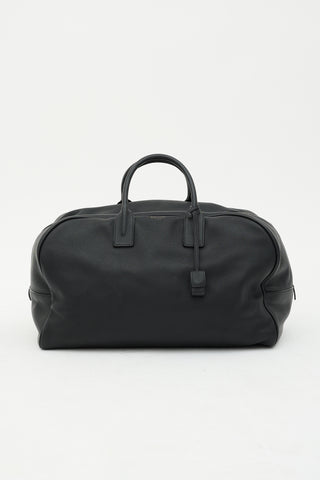Saint Laurent Pebbled Leather Duffle Bag