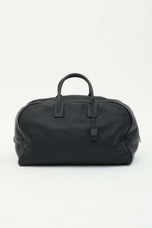 Saint Laurent Pebbled Leather Duffle Bag