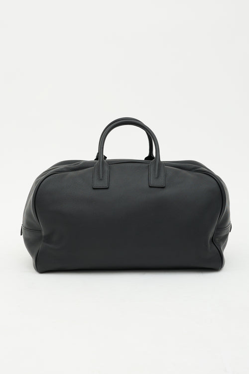 Saint Laurent Pebbled Leather Duffle Bag