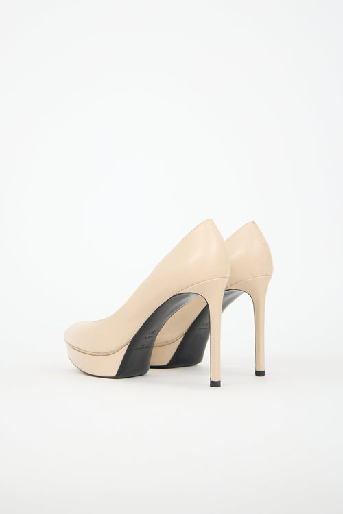 Saint Laurent Leather Janis Heel