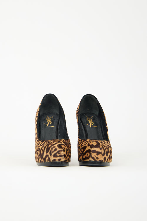Saint Laurent Printed Hair Pump