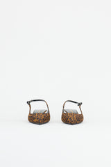Saint Laurent Printed Slingback Heel