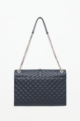 Saint Laurent Quilted Leather Large Envelope Bag