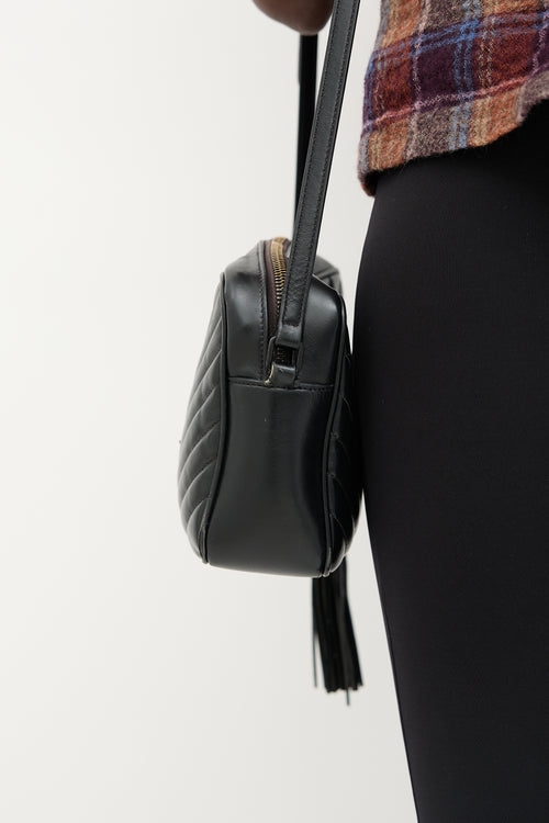 Saint Laurent Quilted Leather Lou Camera Bag