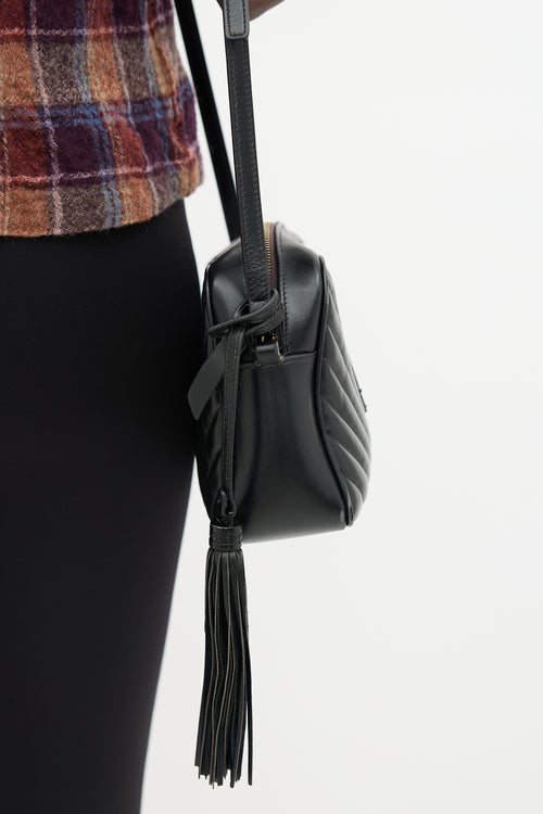 Saint Laurent Quilted Leather Lou Camera Bag