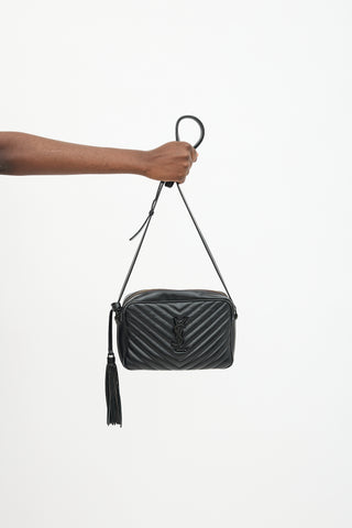 Saint Laurent Quilted Leather Lou Camera Bag