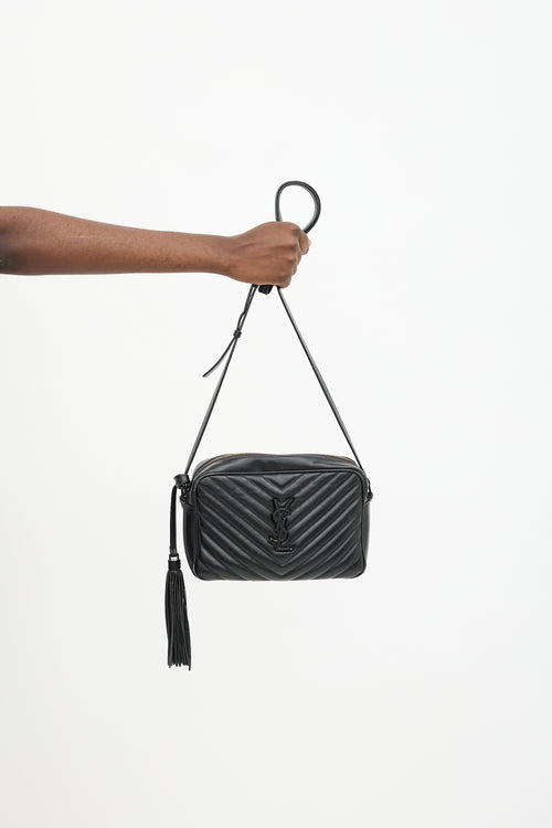 Saint Laurent Quilted Leather Lou Camera Bag