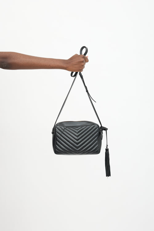 Saint Laurent Quilted Leather Lou Camera Bag