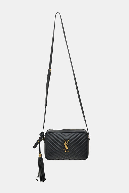 Saint Laurent Quilted Leather Medium Lou Camera Bag