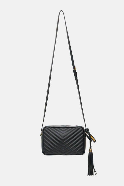 Saint Laurent Quilted Leather Medium Lou Camera Bag