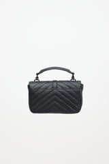 Saint Laurent Quilted Leather Mini College Bag
