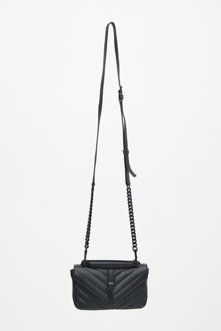 Saint Laurent Quilted Leather Mini College Bag