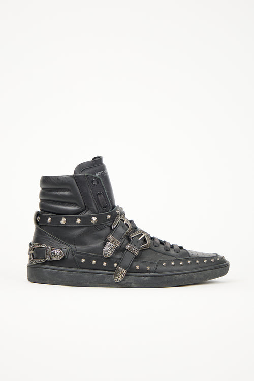 Saint Laurent SL/08H Studded Buckle Sneaker