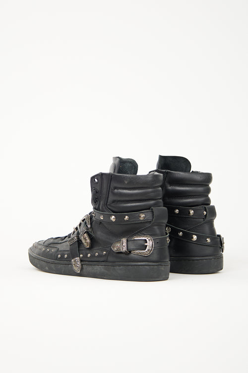 Saint Laurent SL/08H Studded Buckle Sneaker