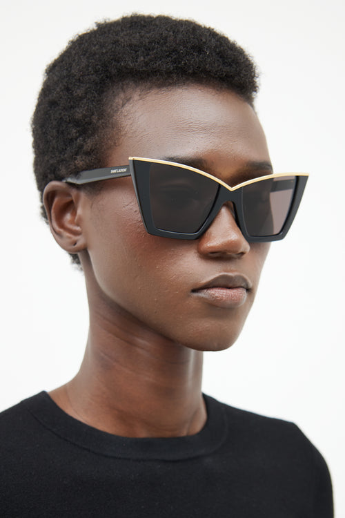 Black SL21 Kate Sunglasses